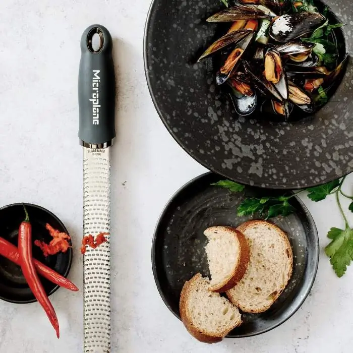 Microplane Reibe Zester fein anthrazit 46143E Bild 2