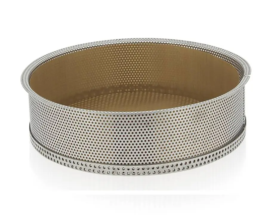 de Buyer Backform 2 tlg rund perforiert mit Backfolie 24 cm Bild