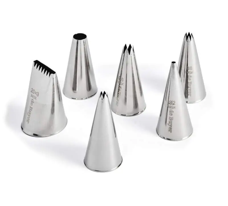 de Buyer Tüllen Edelstahl 6er Set Bild