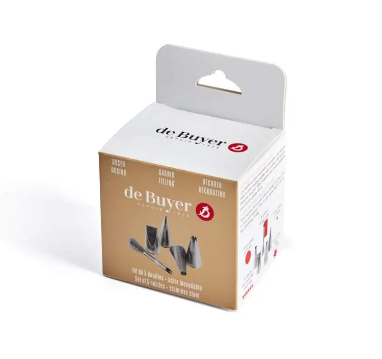 de Buyer Tüllen Edelstahl 5er Set Bild 2