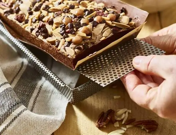 de Buyer Backform flach rechteckig 2 tlg 35 cm mit Folie Bild 2