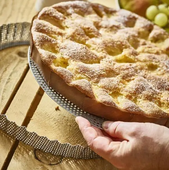 de Buyer Backform Tarteform rund 2 tlg 28 cm mit Antihaftfolie Bild 2