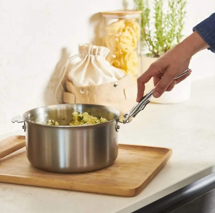 de Buyer Alchimy Loqy Topf Kasserolle 20 cm Wechselgriff Bild 2