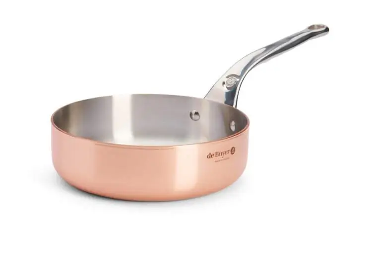 de Buyer Sauteuse zylindrisch Kupfer Induktion Prima Matera 24 cm Bild 2