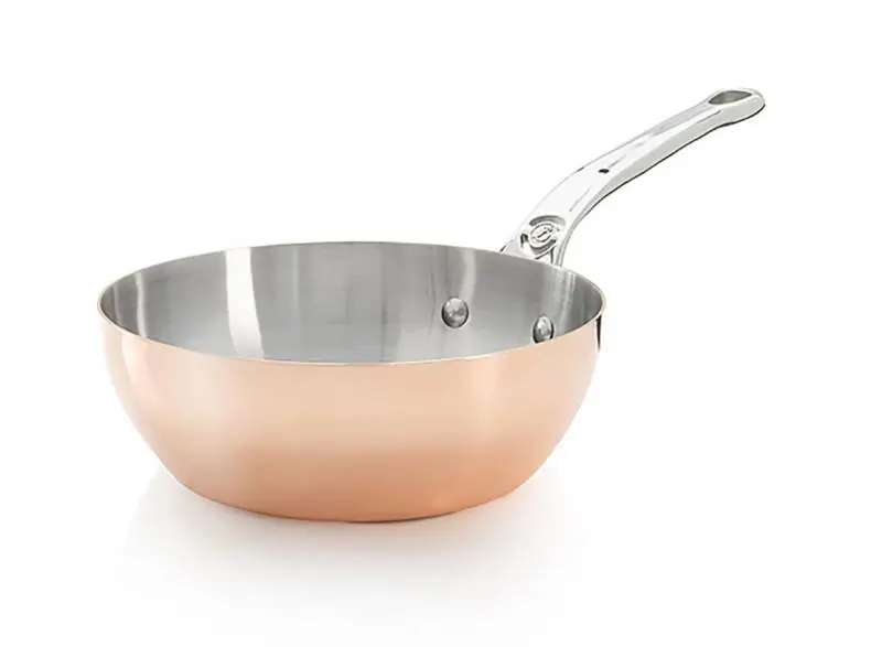 Sauteuse Kupfer Prima Matera Induktion 24 cm