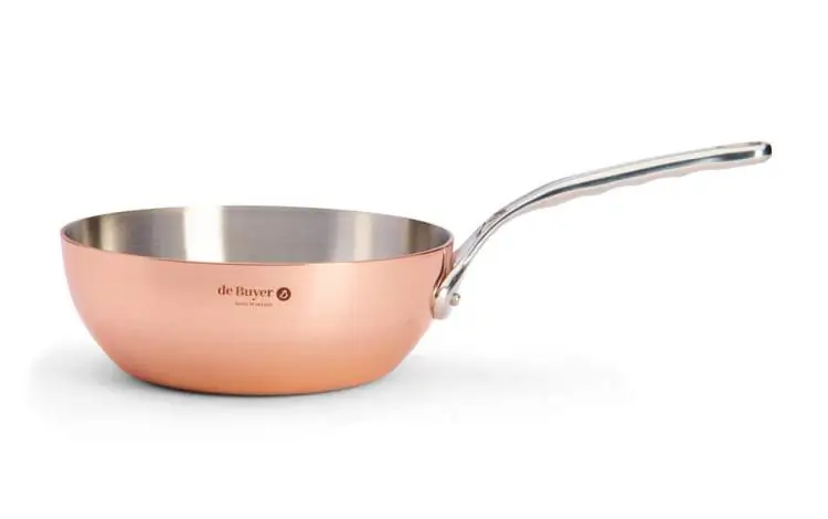 de Buyer Sauteuse Kupfer Prima Matera Induktion 24 cm Bild 2