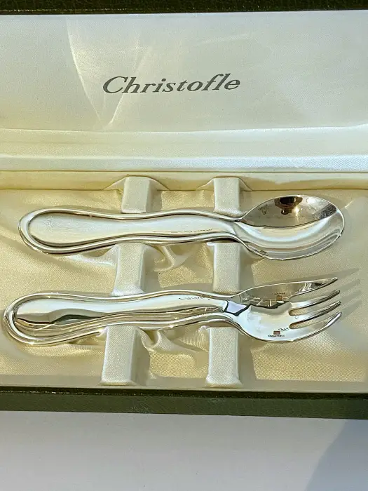 Christofle Taufbesteck Albi versilbert Bild 2