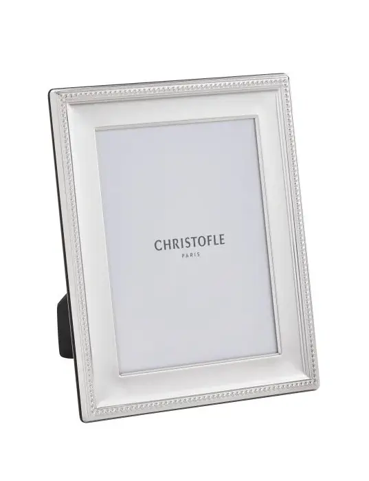Christofle Perles Bilderrahmen versilbert 13 x 18 cm Bild