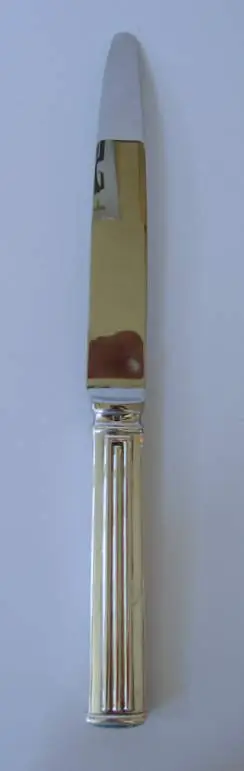 Christofle Triade Menümesser versilbert Bild