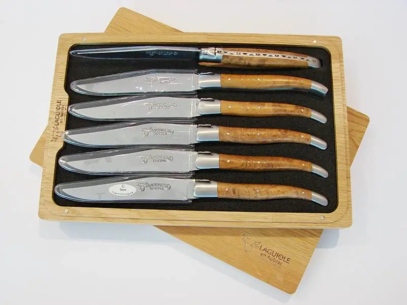 3701078004286 - Steakmesser Teakholz 6er Set