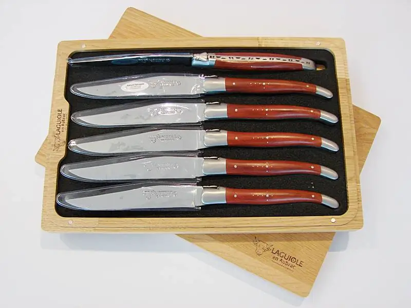 3701078004750 - Steakmesser Red-Heart-Holz 6er Set