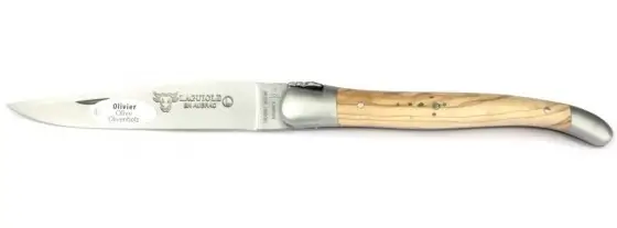 3760199280009 - Taschenmesser Olivenholz L0212