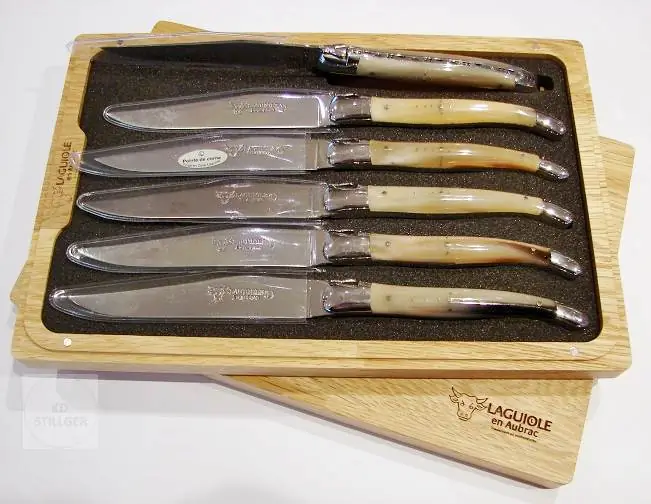 3760199280245 - Steakmesser Hornspitze 6er Set
