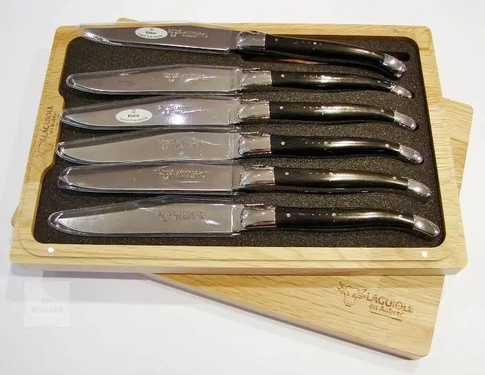 3760199280276 - Steakmesser Ebenholz 6er Set