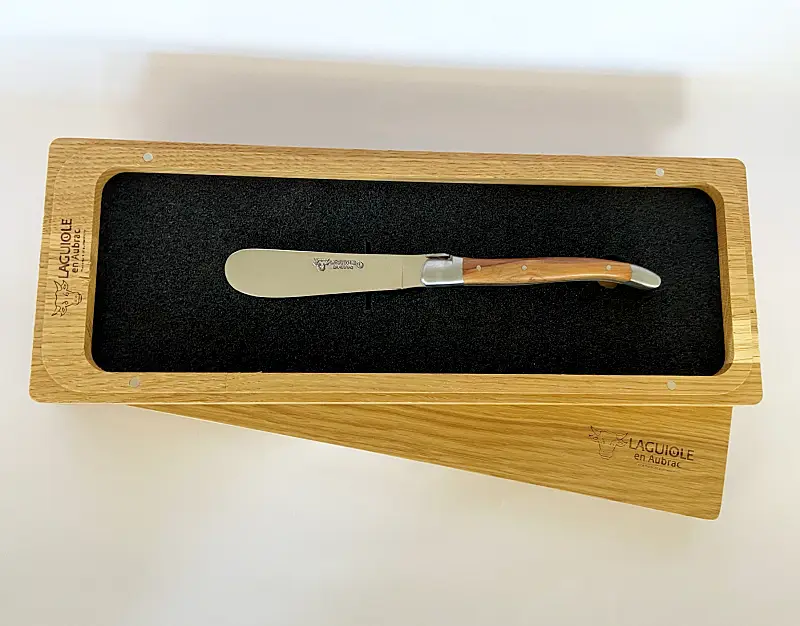Laguiole-en-aubrac Buttermesser Olivenholz Bild