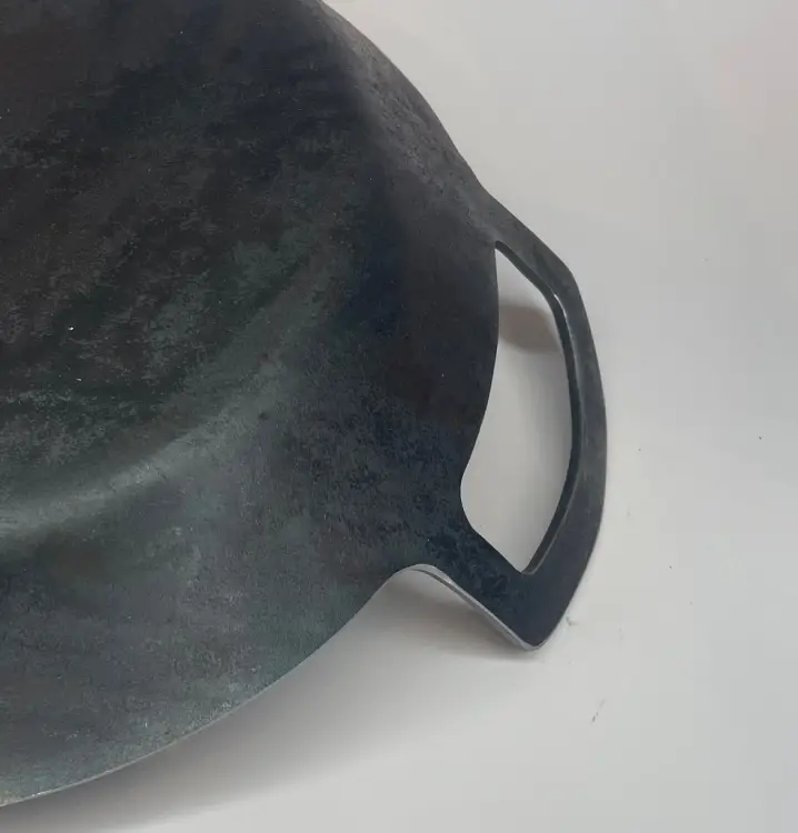 Turk Servierpfanne geschmiedet aus einem Stück zwei Griffe 28 cm Bild 2