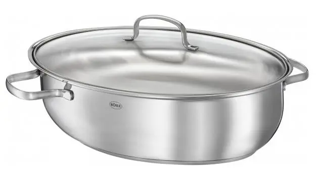 RÖSLE Bräter oval Elegance Glasdeckel 13150 Bild