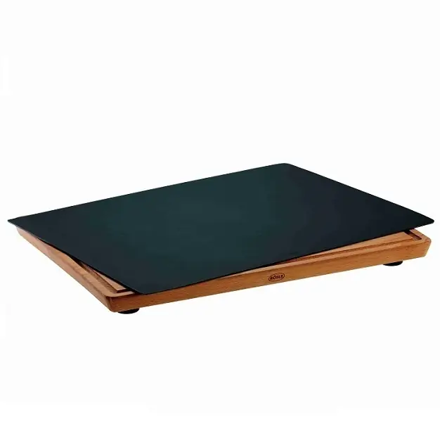 RÖSLE Schneid- u. Tranchierbrett Buche mit Schneidauflage 45 cm 15010 Bild