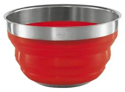 RÖSLE Schüssel faltbar rot 20 cm 15711 Bild