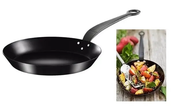 RÖSLE Eisen-Bratpfanne emailliert 24 cm 26451 RÖSLE Eisen-Bratpfanne emailliert 24 cm 26451