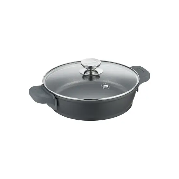 Berndes Servierpfanne mit Glasdeckel Vario Click Pro Induction 32 cm Bild 2