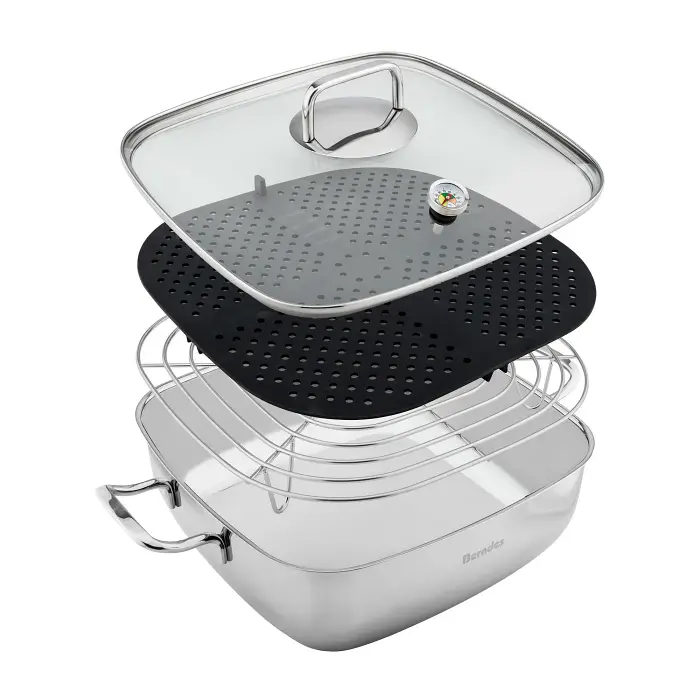 Berndes bvital Multi-Aroma Quadro Multi Steamer mit Thermometer Bild 2