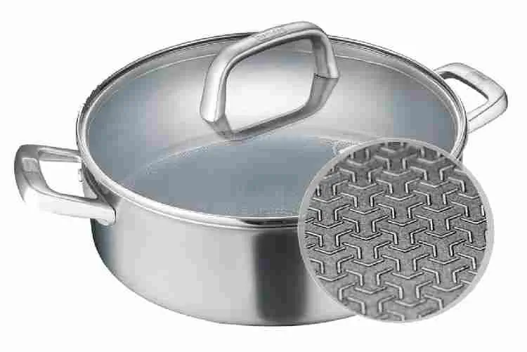 Berndes Tricion Resist Servierpfanne mit Glasdeckel 28 cm Bild 2
