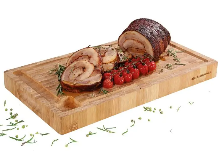 Zassenhaus Hackblock Bambus 45x25x4 cm Bild 2