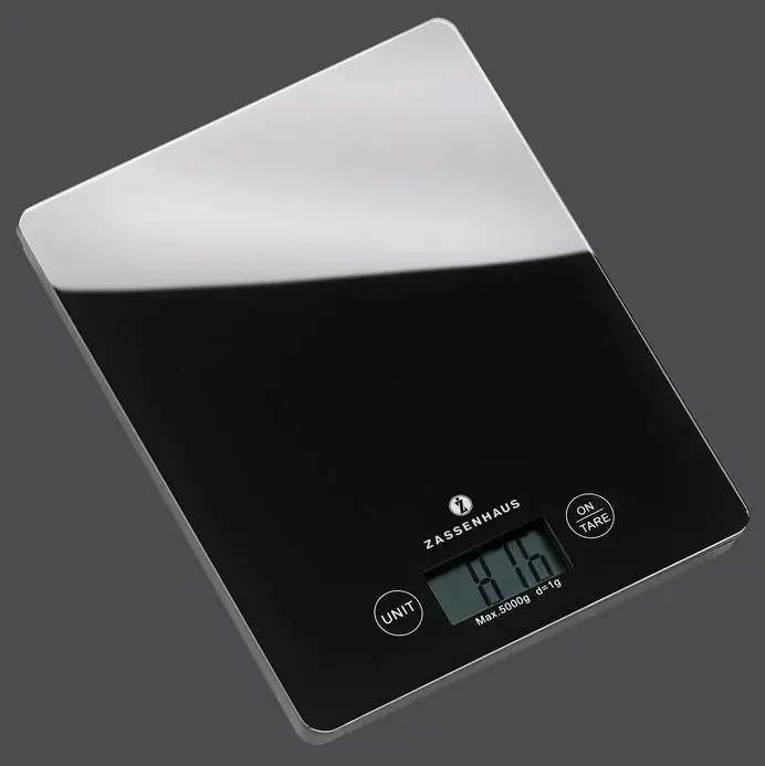 Digitalwaage BALANCE schwarz schwarz