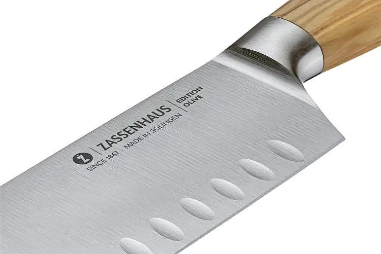 Güde Santokumesser mit Kullen 16 cm edition olive Bild 2