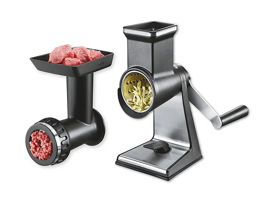GEFU Set Trommelreibe und Fleischwolfvorsatz Transforma 00115 Bild