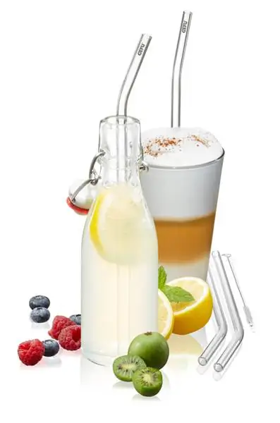 GEFU Glastrinkhalm Future 4 Stück 23 cm 12704 Bild 2