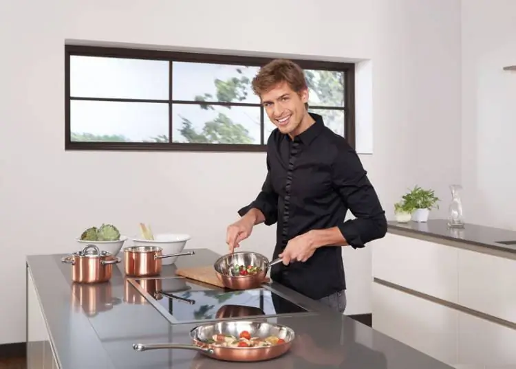 Schulte-Ufer Kochtopf Kupfer de Luxe induktion 24 cm Bild 2