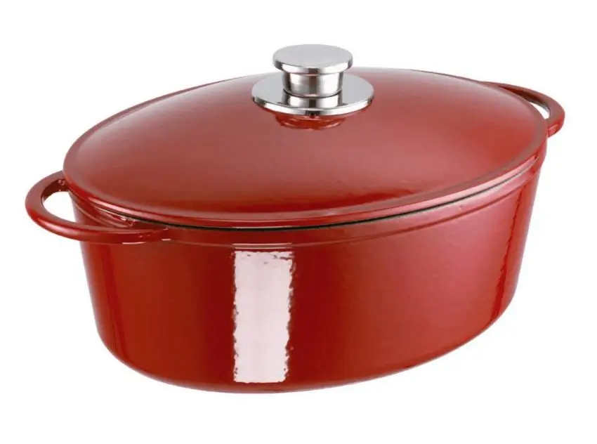 4007257600775 - Bräter Rustika oval rot 34 cm 7 ltr