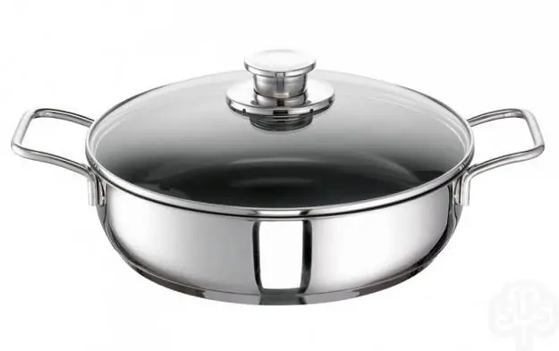 4007257600942 - Schmorpfanne Bräter Green Life Edelstahl mit Deckel 32 cm