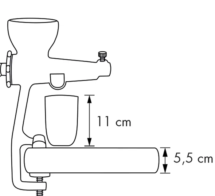 Küchenprofi Beerenpresse Saftpresse SOLIDO Bild 2