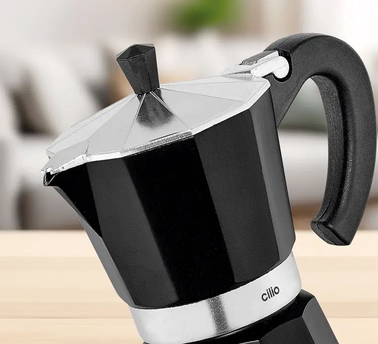 cilio elektrischer Espressokocher Classico 6 Tassen schwarz Bild 2