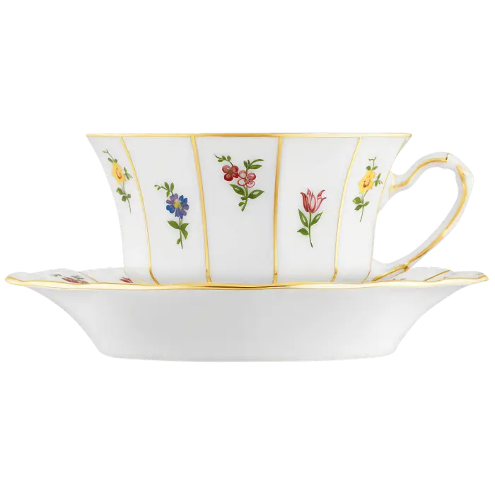 Fürstenberg Porzellan Greque Mille Fleurs 1729 Kaffeetasse Bild 2