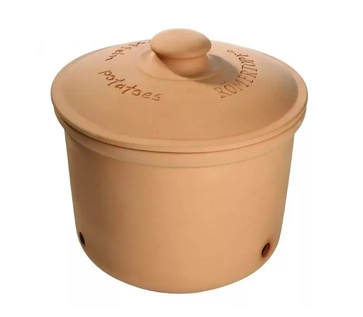Vorratstopf Kartoffeln terracotta