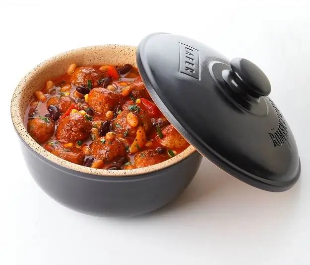 4029466009569 - Schmortopf rund mit Deckel medium Lafer BBQ