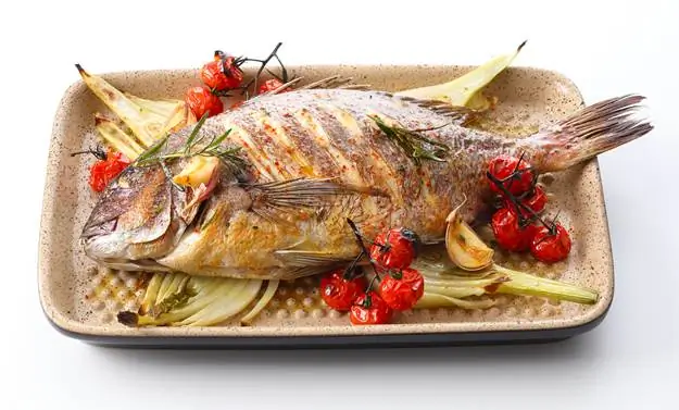 4029466009675 - Lafer BBQ Plancha rechteckig mit Grillnoppen 33 x 22 x 34 cm Keramik Grillplatte Grill Backofen und Herd bis 900 °C