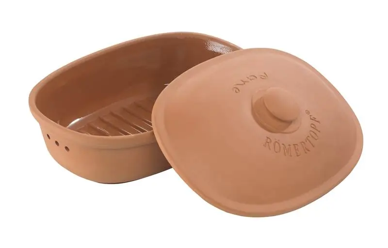 Römertopf Brottopf Pane oval medium terracotta Bild 2