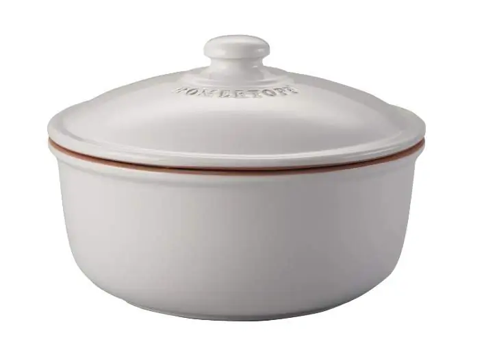 4029466011524 - Brotbacktopf in Weiß - (H)145 x Ø 23 cm