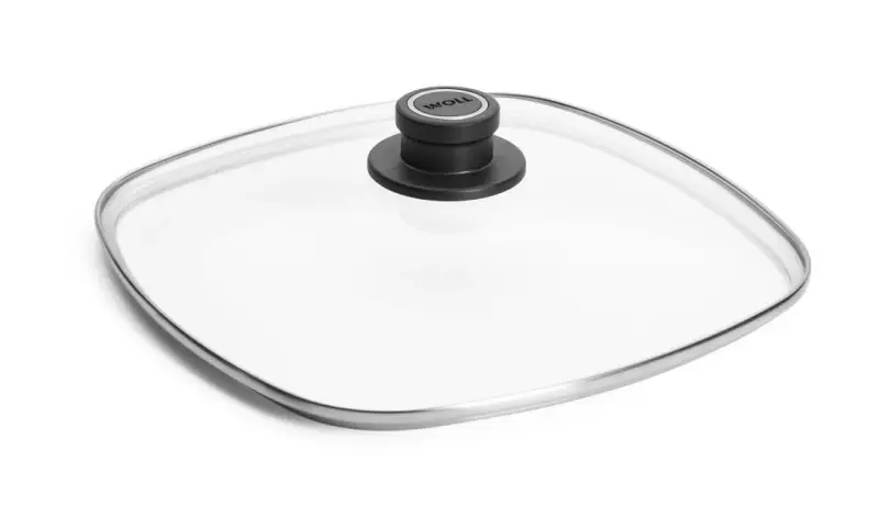 Eco Logic Guss-Kasserolle viereckig 28x28 mit Deckel gratis