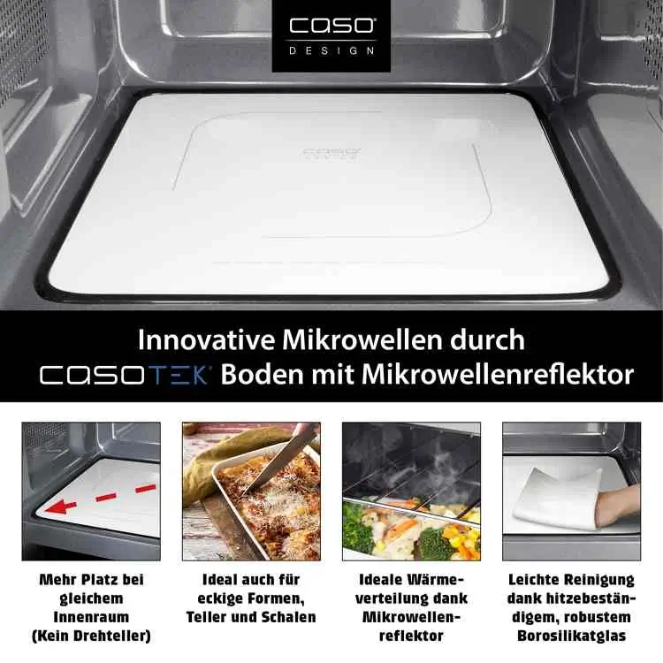 Caso Design Mikrowelle MG 25 Ecostyle Ceramic Bild 2