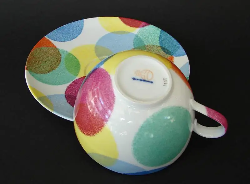 KPM Berlin Urbino Farbtupfen Frühstückstasse Bild 2