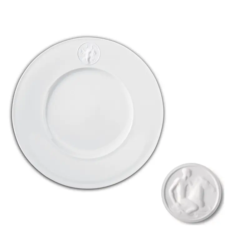 KPM Berlin Arkadia Dessertteller Wellenreiter Bild