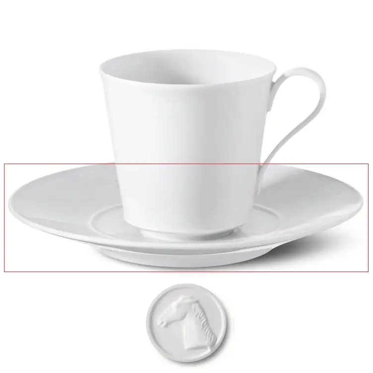 KPM Berlin Arkadia Kaffee-Unt. 2-Ross d. Diomedes Bild