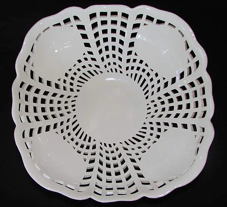 KPM Berlin Rocaille weiss Fruchtkorb durchbrochen 19 cm Bild 2