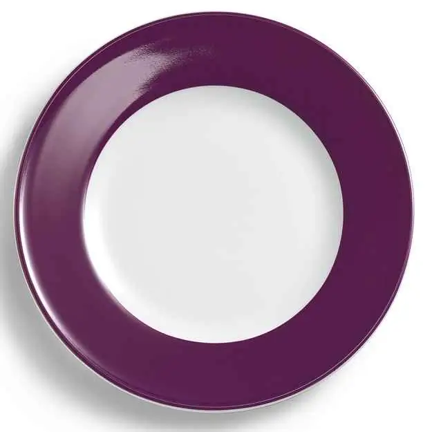 Dibbern Teller flach 28 cm Fahne PFLAUME Bild